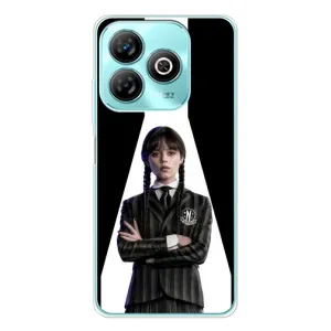 Чехлы Венсдей на ZTE Blade A75 Уэнсдей (AlphaPrint) (W-Wednesday)