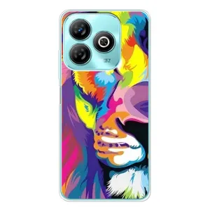 Чехол со Львом для ZTE Blade A75 (VPrint) (Яркий Лев)
