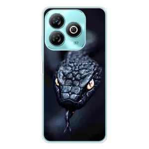 Чехол с принтом «Черная змея» для ZTE Blade A75