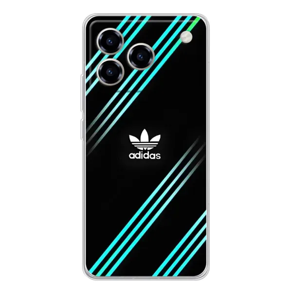 Чехол с принтом «Адидас с полосами» для ZTE Blade A76