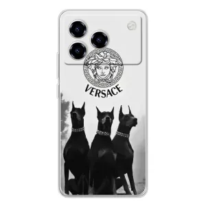 Чехлы VERSACE для Блейд А76 (PREMIUMPrint) (Доберман Версаче)