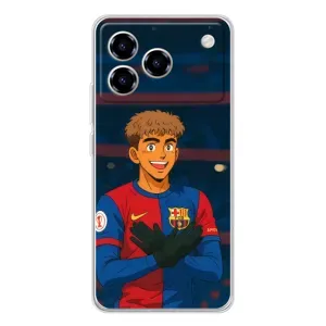 Чехол с футболистом Ламин Ямаль ZTE Blade A76 (Футболист Ямаль)