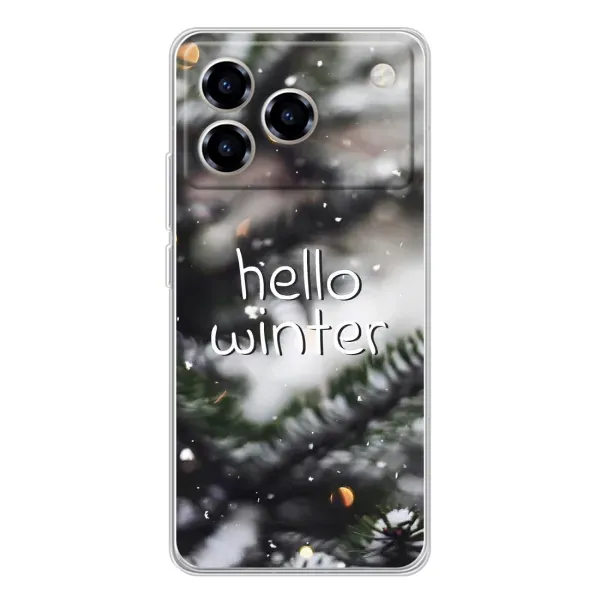 Чехол с принтом «Hello winter» для ZTE Blade A76 Чехол с принтом «Hello winter» для ZTE Blade A76