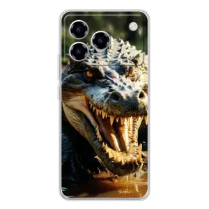 Чохол з картинкою 'Хижаки' для ZTE Blade A76 (Небезпечний крокодил)