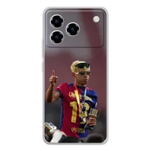 Чехол с футболистом Ламин Ямаль ZTE Blade A76 (Lamine Yamal)