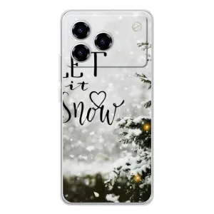 Новорічні, Святкові Чохли для ZTE Blade A76 - 2024 год (Let it snow)