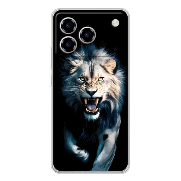 Чохол з принтом «Лев у темряві» для ZTE Blade A76