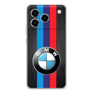 Чехол для Блейд А76 - с принтом БМВ (AlphaPrint) (Лого BMW)