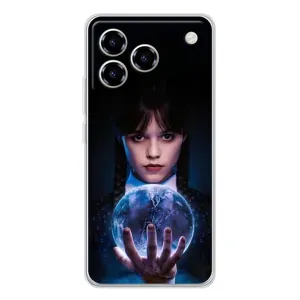 Чехол с дизайном Венздей 2 на ZTE Blade A76 (Магическая сфера Уэнздей)