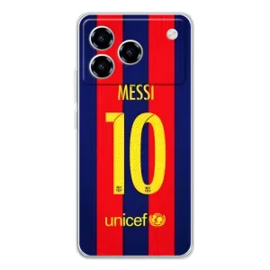 Чехлы Месси для ZTE Blade A76 (AlphaPrint) (Messi Barca 10)