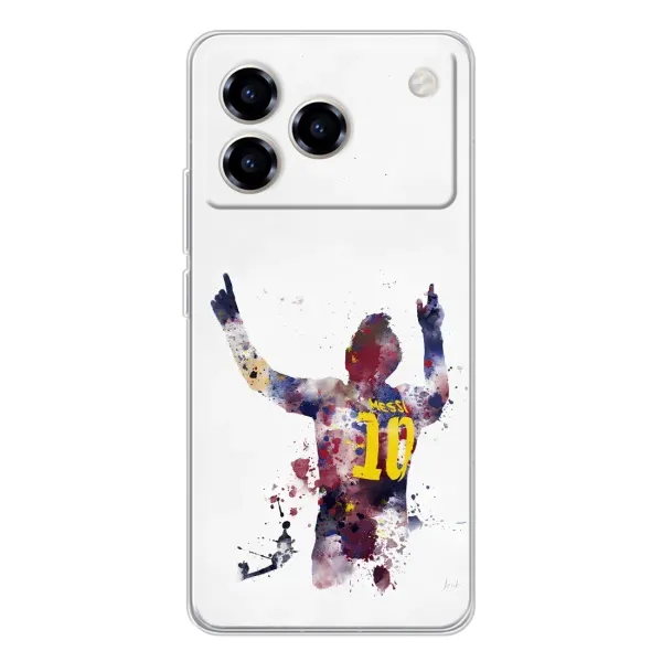 Чехол с принтом «Messi Barca» для ZTE Blade A76