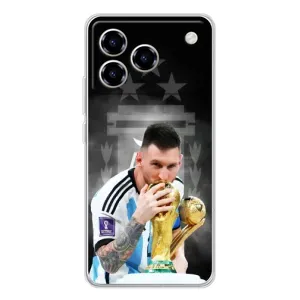 Чехлы для ZTE Blade A76 (Leo чемпион) (AlphaPrint) (Месси Чемпион)