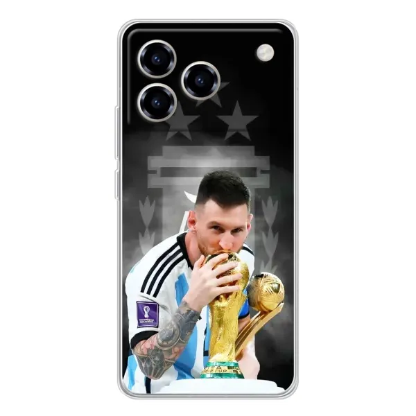 Чехол с принтом «Месси Чемпион» для ZTE Blade A76