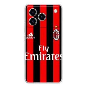 Чехлы для ZTE Blade A76 (VPrint) - Футбольные клубы (Milan)