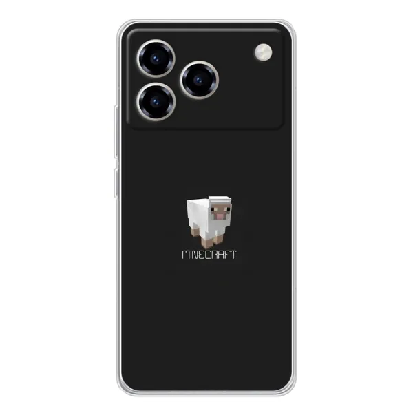 Чохол з принтом «Овечка Майнкрафт» для ZTE Blade A76