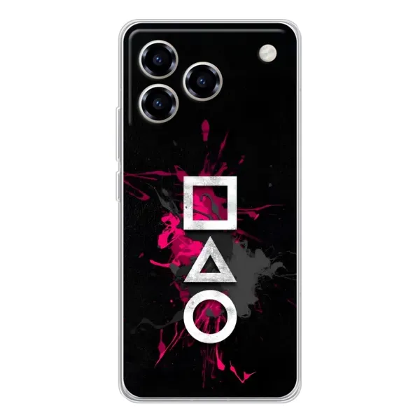 Чехол с принтом «Символы Игра кальмара» для ZTE Blade A76