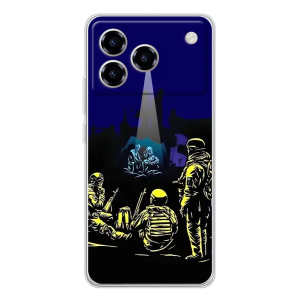 Чохол з принтом «Різдво в Україні» для ZTE Blade A76