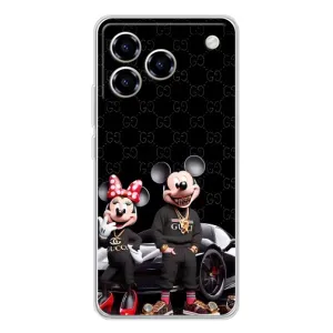Чехол Disney Mouse ZTE Blade A76 (PREMIUMPrint) (Семья Маусов)