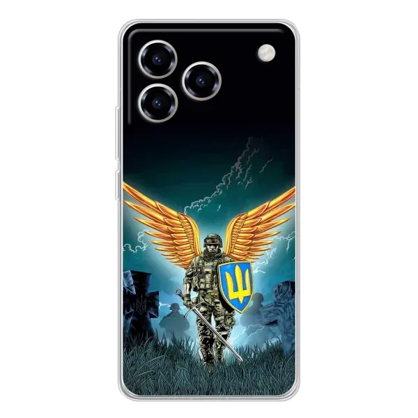 Чехол с принтом «Солдат ЗСУ» для ZTE Blade A76