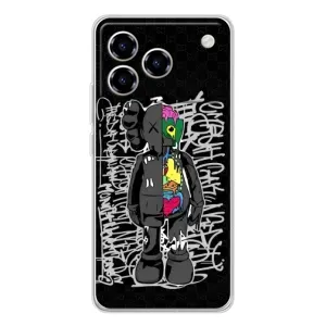 Чехлы для ZTE Blade A76 - Bearbrick Louis Vuitton (PREMIUMPrint) (Стиль Bearbrick)