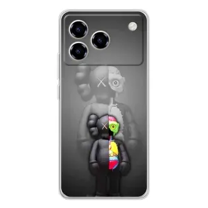 Чехлы для ZTE Blade A76 - Bearbrick Louis Vuitton (PREMIUMPrint) (Тело Bearbrick)