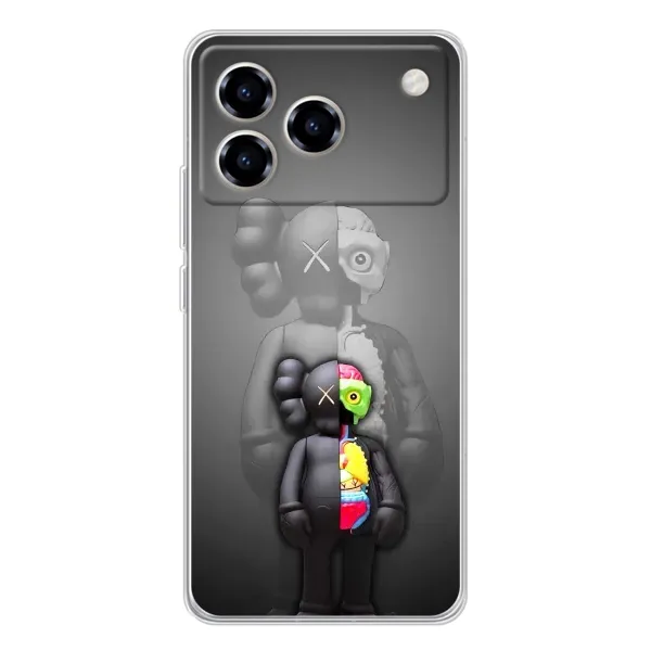 Чехол с принтом «Тело Bearbrick» для ZTE Blade A76