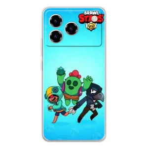 Чехлы Brawl Stars для ZTE Blade A76 (AlphaPrint)