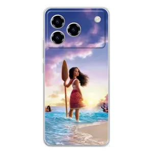 Чохол з мультфільмом Ваяна ZTE Blade A76 (Моана з веслом)