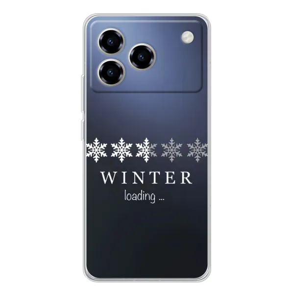 Чохол з принтом «Winter loading» для ZTE Blade A76 Чохол з принтом «Winter loading» для ZTE Blade A76