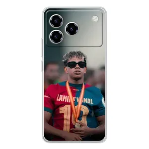 Чехол с футболистом Ламин Ямаль ZTE Blade A76 (Ямаль Барса)