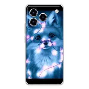 Чехлы с картинкой Лисички для ZTE Blade A76 (VPrint) (Яркая лисичка)