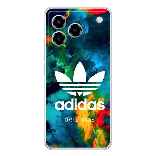 Чехол с принтом «Яркий Адидас» для ZTE Blade A76