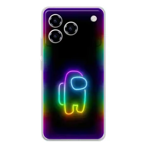 Чохли Амонг Ас для ZTE Blade A76 (AlphaPrint) (Яскравий скін)