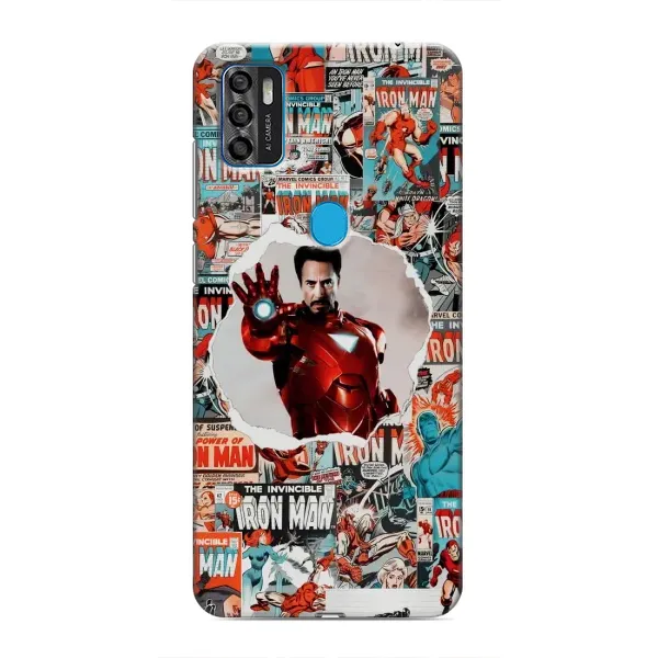 Чохол з принтом «Айронмен» для ZTE Blade A7s 2020