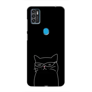 Чохол з малюнком кіт на ZTE Blade A7s 2020 (Байдужий кіт)