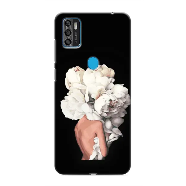 Чехол с принтом «Белые цветы» для ZTE Blade A7s 2020 Чехол с принтом «Белые цветы» для ZTE Blade A7s 2020