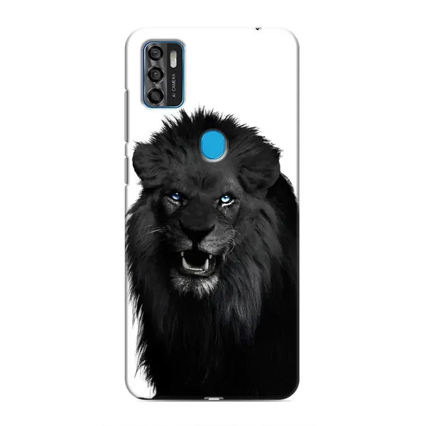 Чехол с принтом «Черный ЛЕВ» для ZTE Blade A7s 2020