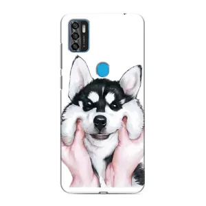 Чехлы с собаками для ZTE Blade A7s 2020 (VPrint) (Довольный Хаски)