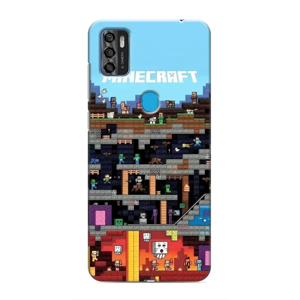 Чохол з принтом «фон Minecraft» для ZTE Blade A7s 2020 Чохол з принтом «фон Minecraft» для ZTE Blade A7s 2020
