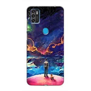 Космические Чехлы для ЗТЕ Блейд А7с (VPrint) (Галактический вид)
