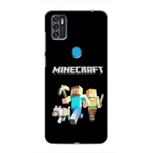 Чохол Майнкрафт на ZTE Blade A7s 2020 (AlphaPrint) Minecraft (герої Minecraft)