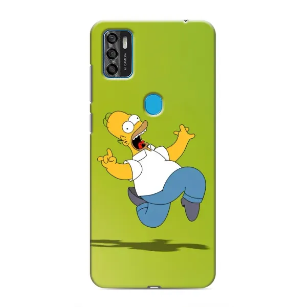 Чохол з принтом «Гомер Сімпсон» для ZTE Blade A7s 2020