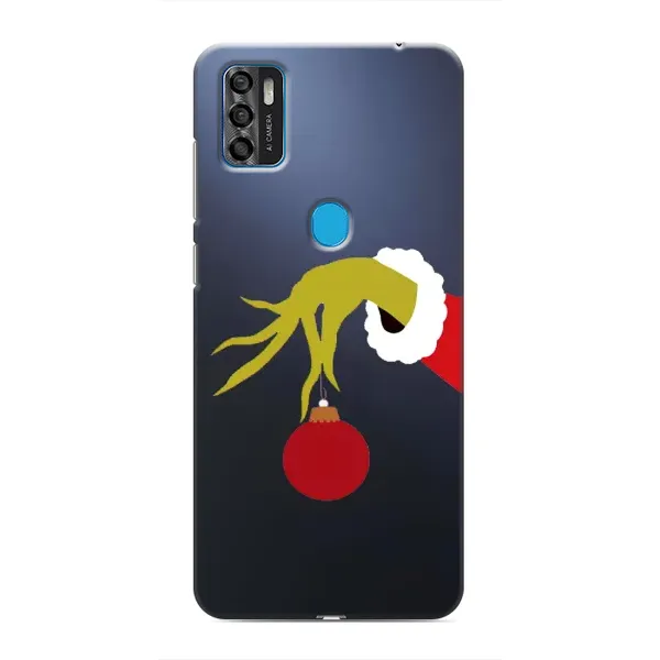 Чехол с принтом «Гринч с игрушкой» для ZTE Blade A7s 2020