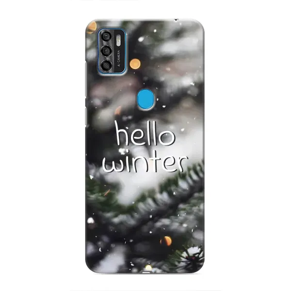 Чехол с принтом «Hello winter» для ZTE Blade A7s 2020