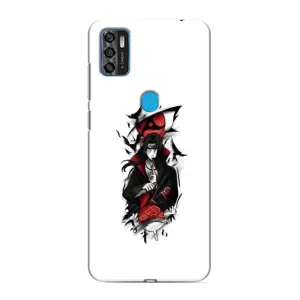 Чехлы на тему: Итачи Учиха для ZTE Blade A7s 2020 (AlphaPrint) (Итачи с атрибутами)