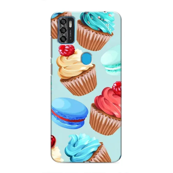Чехол с принтом «Кексики» для ZTE Blade A7s 2020 Чехол с принтом «Кексики» для ZTE Blade A7s 2020