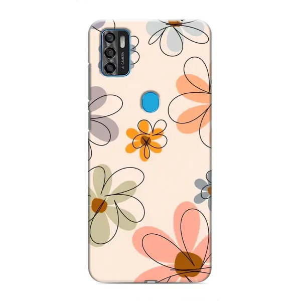 Чехол с принтом «Разноцветные цветы» для ZTE Blade A7s 2020 Чехол с принтом «Разноцветные цветы» для ZTE Blade A7s 2020