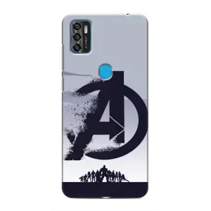 Чехлы с героями Марвел ZTE Blade A7s 2020 (VPrint) (Команда А)