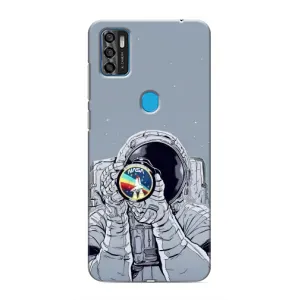 Чехол NASA для ZTE Blade A7s 2020 (AlphaPrint) (Космонавт фото)