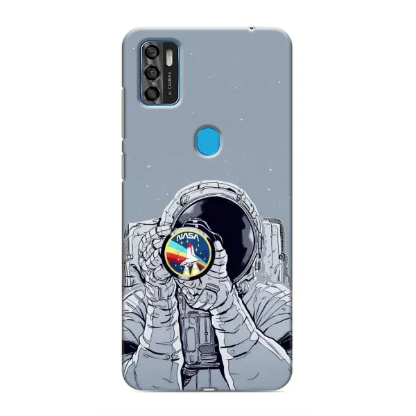 Чохол з принтом «Космонавт фото» для ZTE Blade A7s 2020